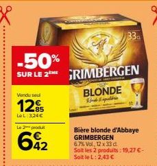 bière blonde Grimbergen