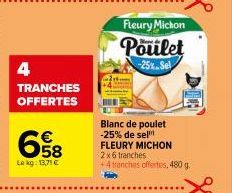 blanc de poulet Fleury Michon