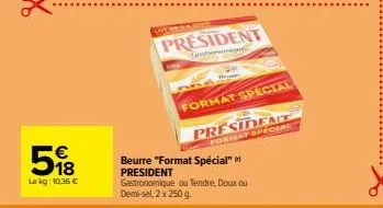 beurre président