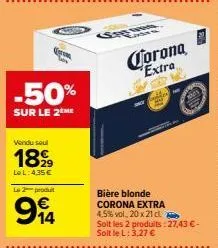 bière blonde corona