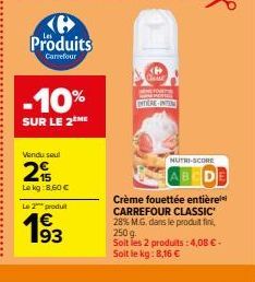 crème Carrefour