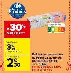 saumon carrefour