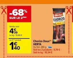 chorizo herta