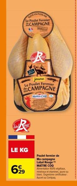 poulet fermier Label 5