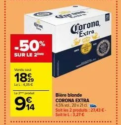 bière blonde corona