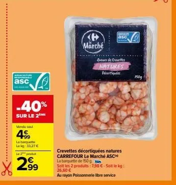 crevettes carrefour