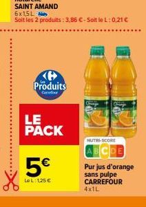 jus d'orange Carrefour