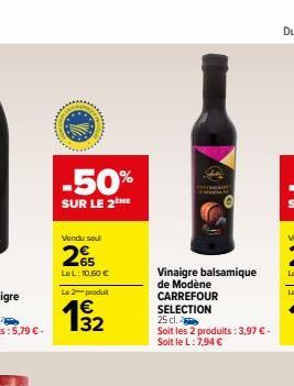 vinaigre balsamique Carrefour