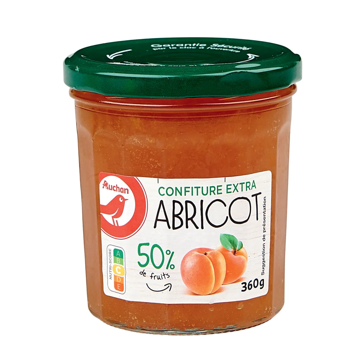 confiture extra abricot auchan