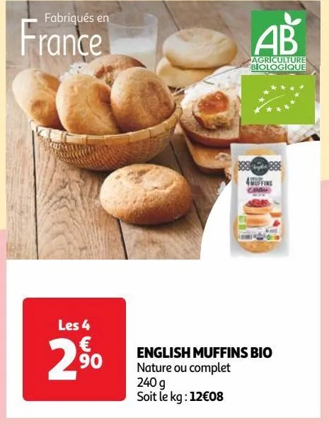 english muffins bio