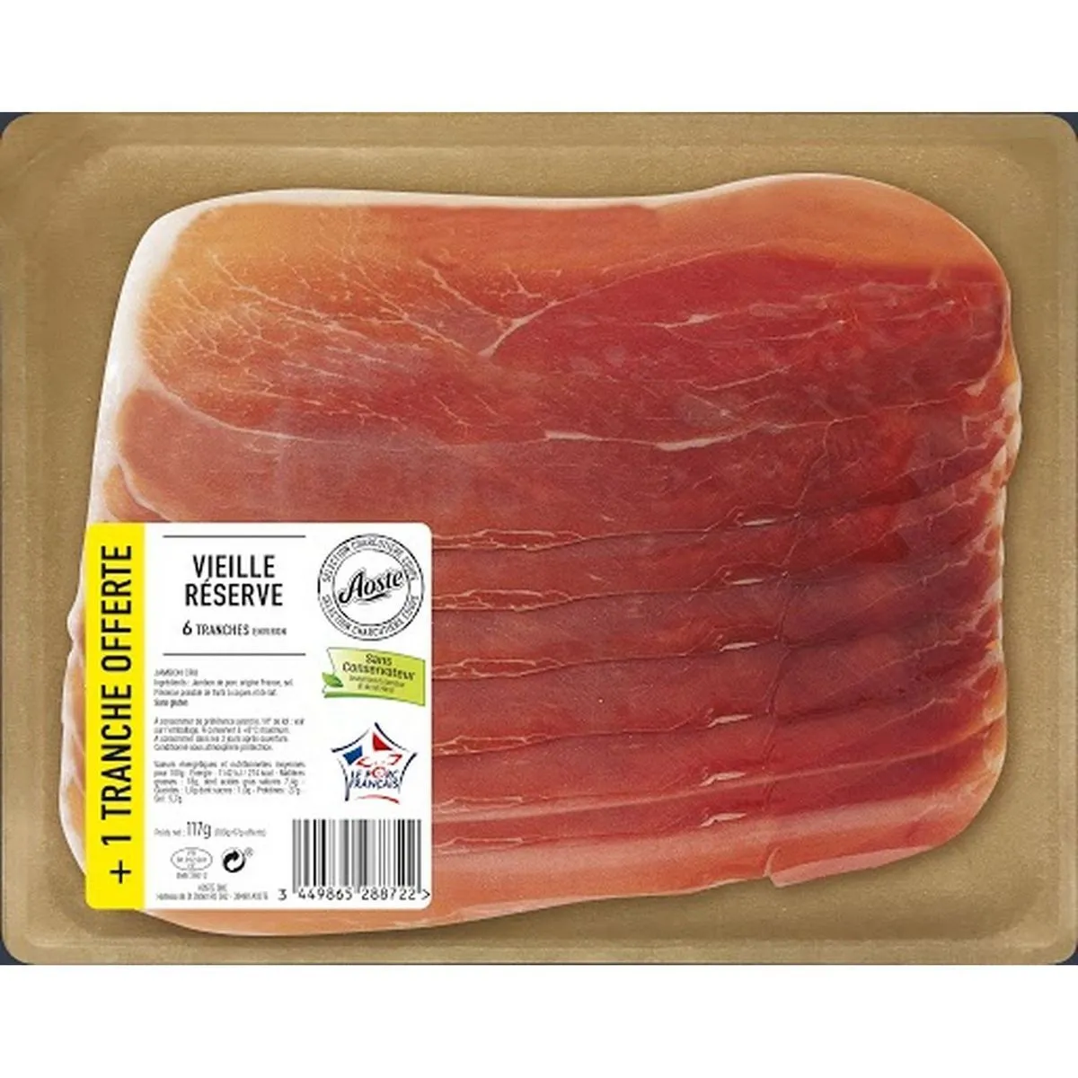 jambon cru vieille réserve aoste