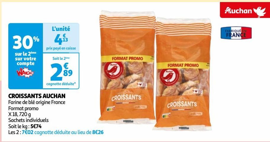 CROISSANTS AUCHAN