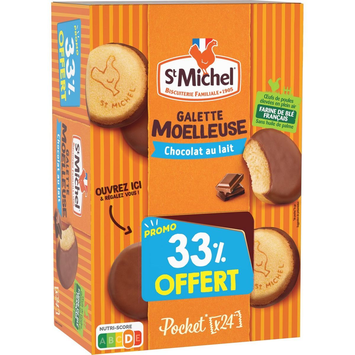 GALETTES MOELLEUSES NAPPÉES ST MICHEL