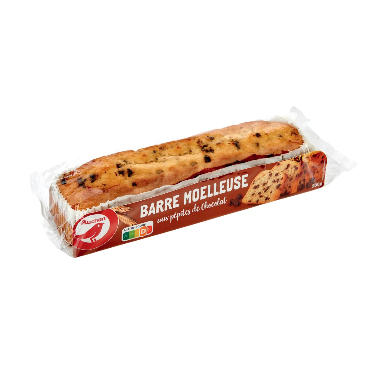  barre moelleuse aux pépites de chocolat auchan