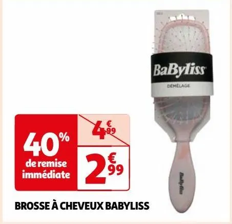  brosse à cheveux babyliss