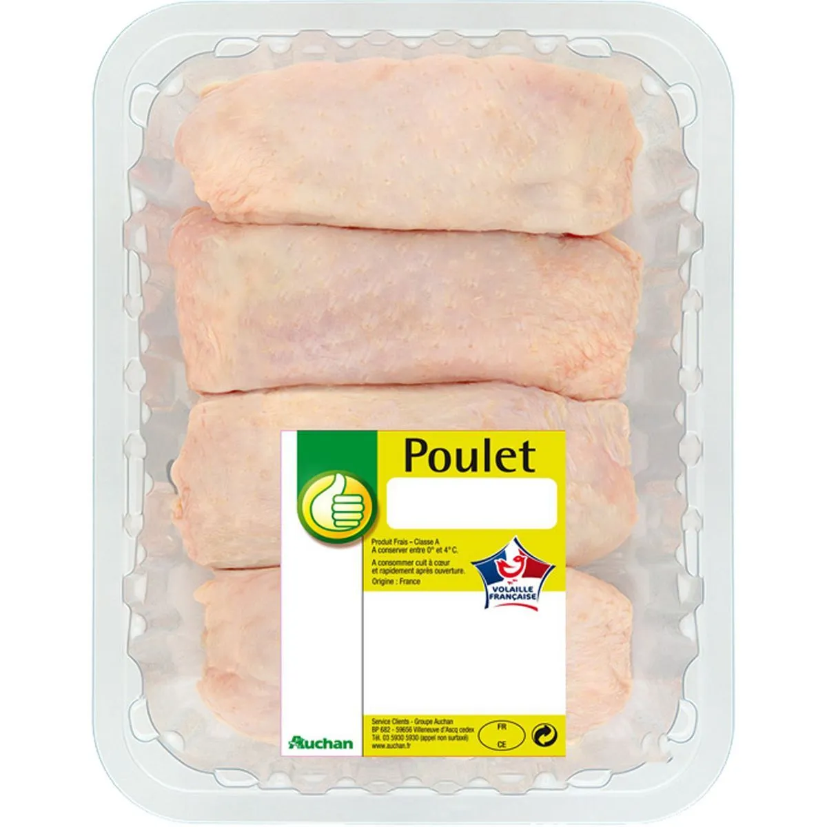 hauts de cuisses de poulet