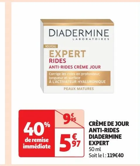 crème anti-rides diadermine