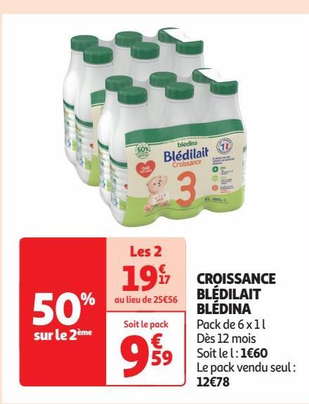 CROISSANCE BLÉDILAIT BLÉDINA