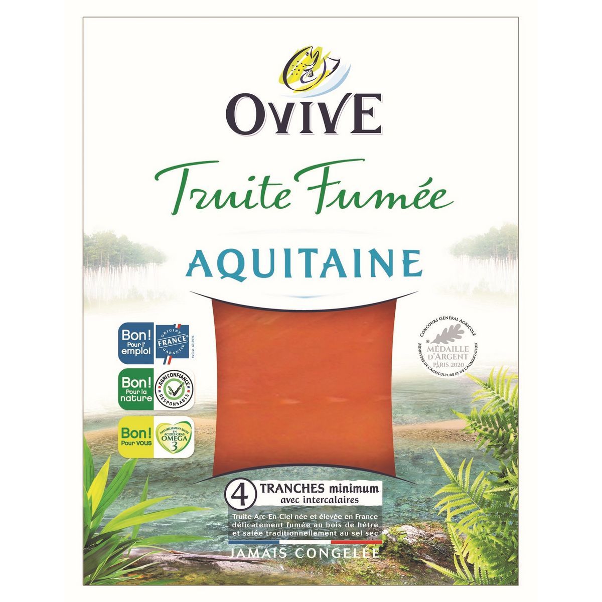 TRUITE FUMÉE D'AQUITAINE OVIVE