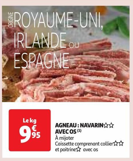 AGNEAU : NAVARIN § § AVEC OS (1)