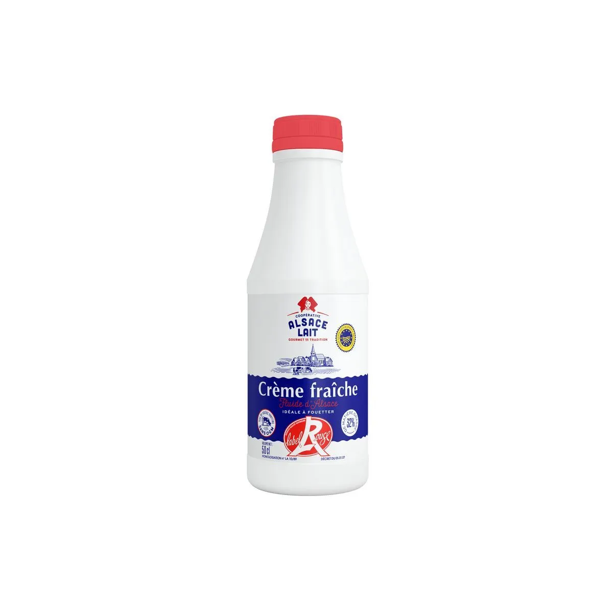 crème fluide label rouge alsace lait
