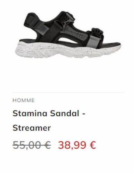 HOMME  Stamina Sandal -  Streamer  55,00 € 38,99 € 