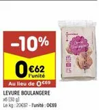 Levure boulangère offre à 0,62€ sur Leader Price