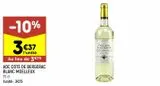 Aoc cote de bergerac blanc moelleux offre à 3,37€ sur Leader Price