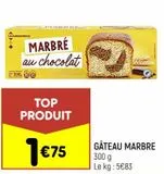 Gâteau marbré offre à 1,75€ sur Leader Price