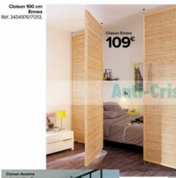 Cloison 100 cm Ennea  Ref. 3454976171313.  Cloison Ennea  109€ 