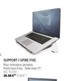 support i-spire fixe pour portable  pag-tam 339  26.66 € 