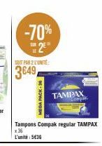 tampons Tampax