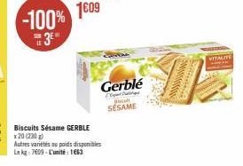 biscuits Gerblé