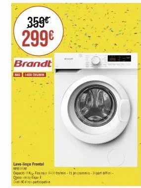 lave-linge brandt