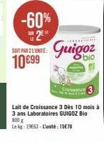 lait de croissance 