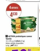 vanille activia