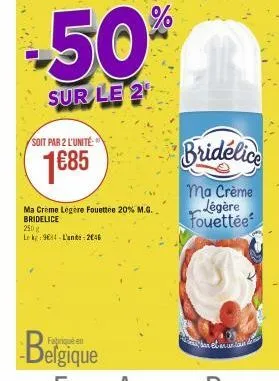 crème bridélice