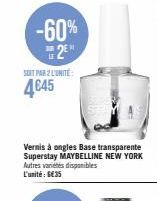 vernis à ongles MAYBELLINE