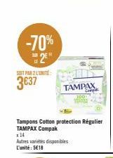 tampons Tampax