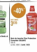 bain de bouche Colgate