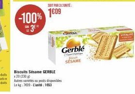 biscuits Gerblé