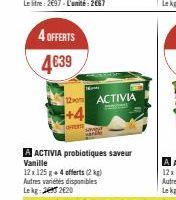 vanille Activia