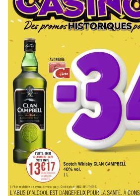 whisky Clan campbell