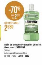 bain de bouche Listerine