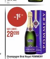 -1€™  SOIT L'UNITÉ:  28699  POMMER  POMMERY 