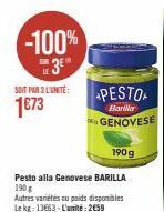 -100%  SOIT PAR 3 L'UNITÉ:  1€73 