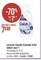 lessive liquide Dash