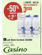 lait demi-écrémé 