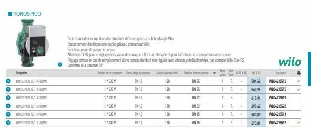 20000  1  yonos pico  senpation  yones  yones pico 25/1-4-row  yones pico 30/1-4-row  yonos pico 30/1-6-(row  yonds pico 15/1-4-(row  yonds pico 15/1-6-row  pico 25/1-4-rw  facile à installer même dan