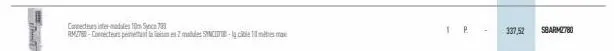 connecteurs inter-modules 10m s 700  rm27-connecteurs permettant en 2 mades sync-lg cible mea  1 p  337,52 sbarmz780 